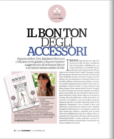 Giornale Daily accessories