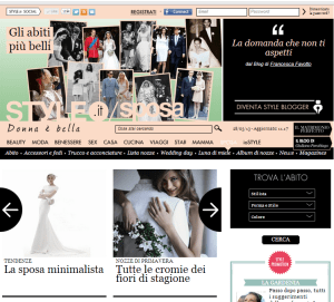 sposa minimalista style