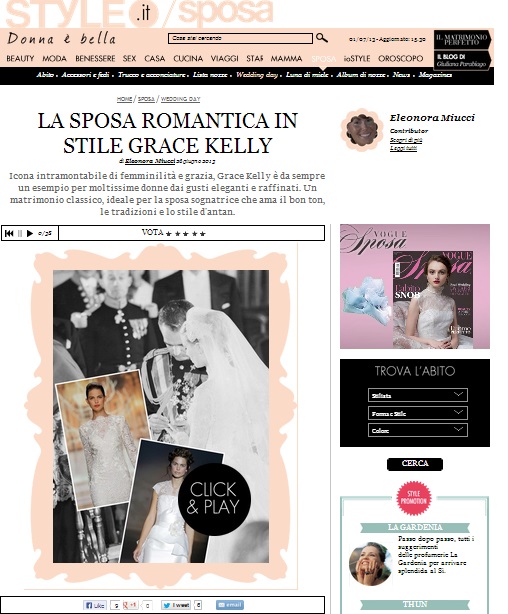 grace kelly per style.it in home page1