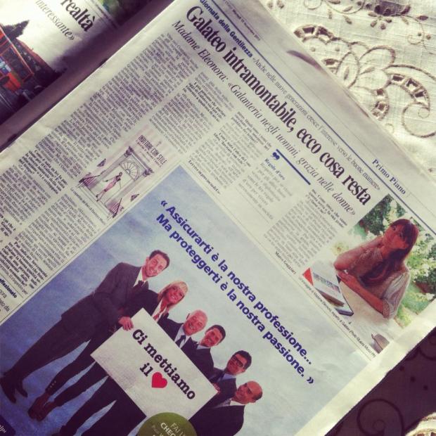 intervista per il corriere della sera