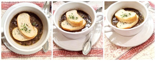 zuppa di cipolle rosse